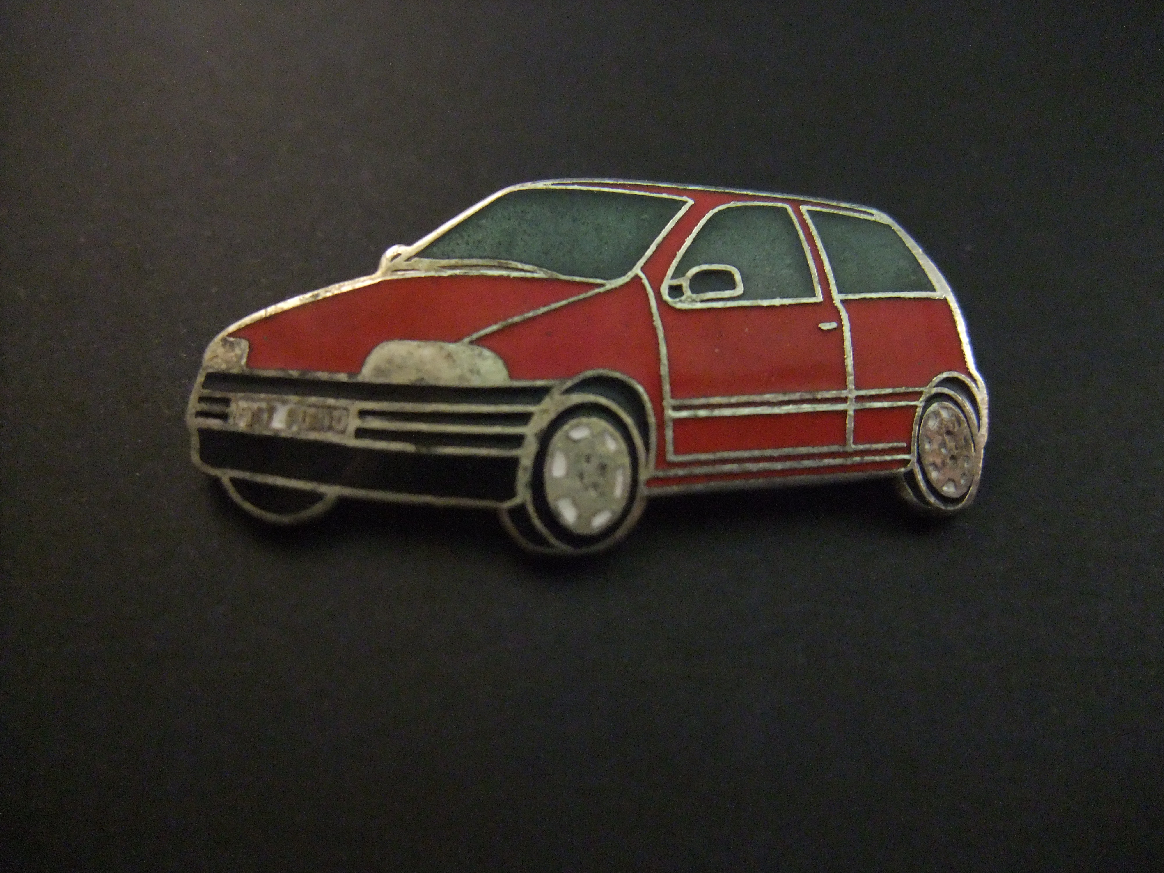 Fiat Uno Italiaanse auto rood
